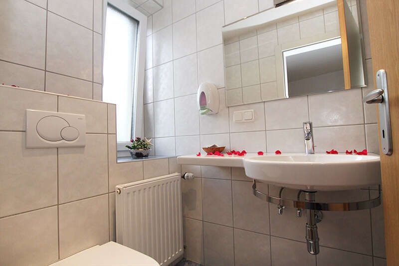 Badezimmer mit WC 