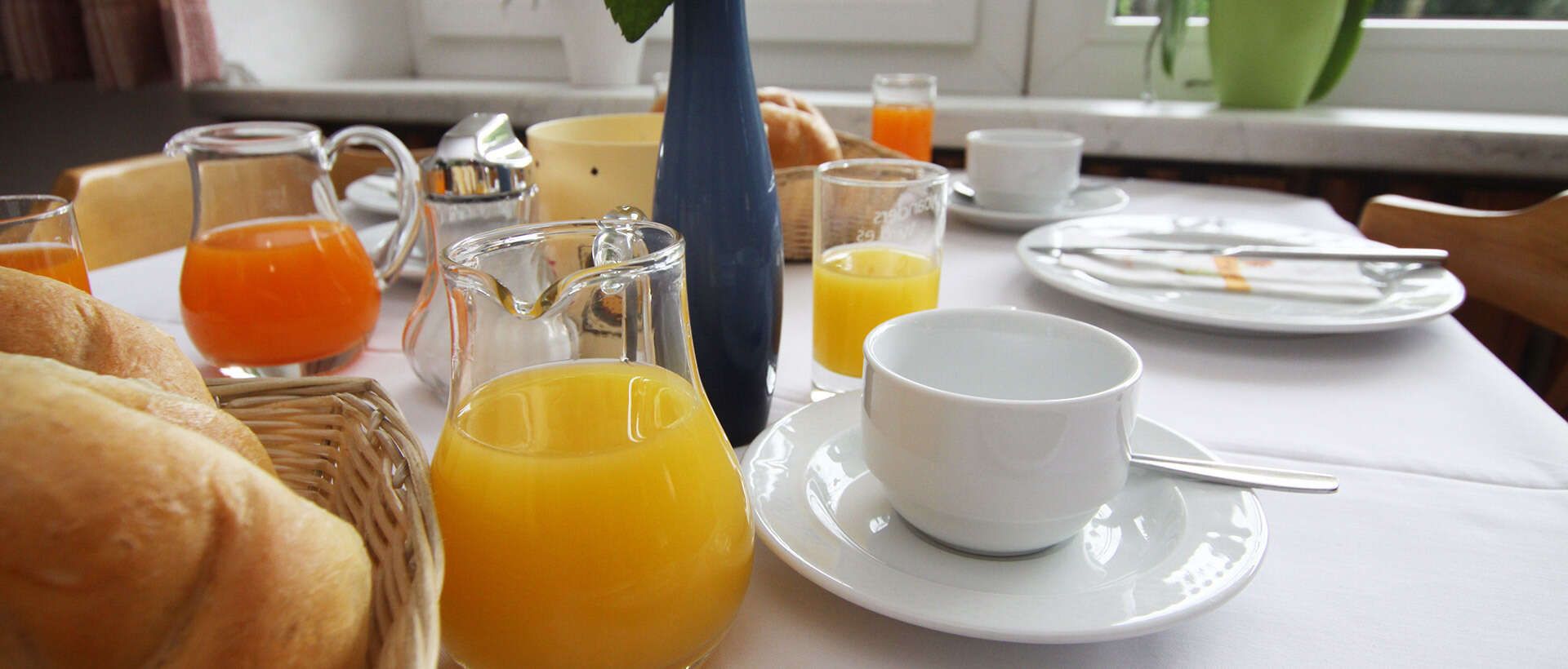 Frühstück in der Pension Prantner