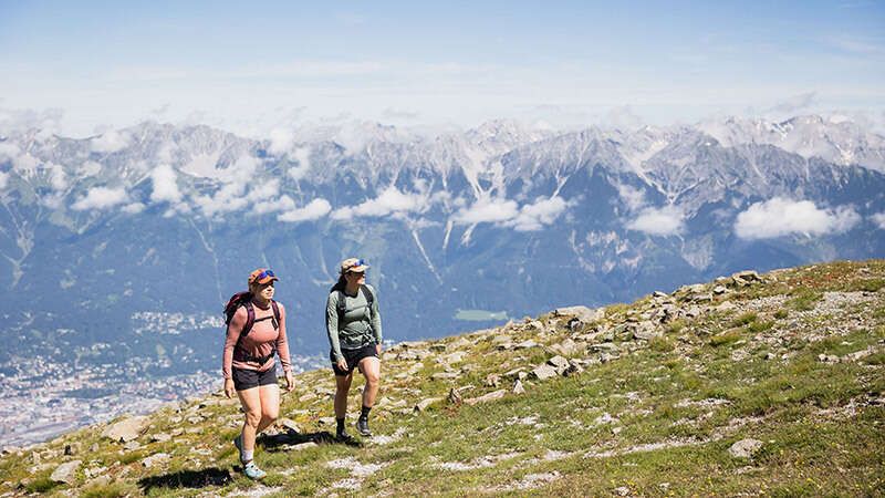 Wandern auf dem Patscherkofel in Tirol