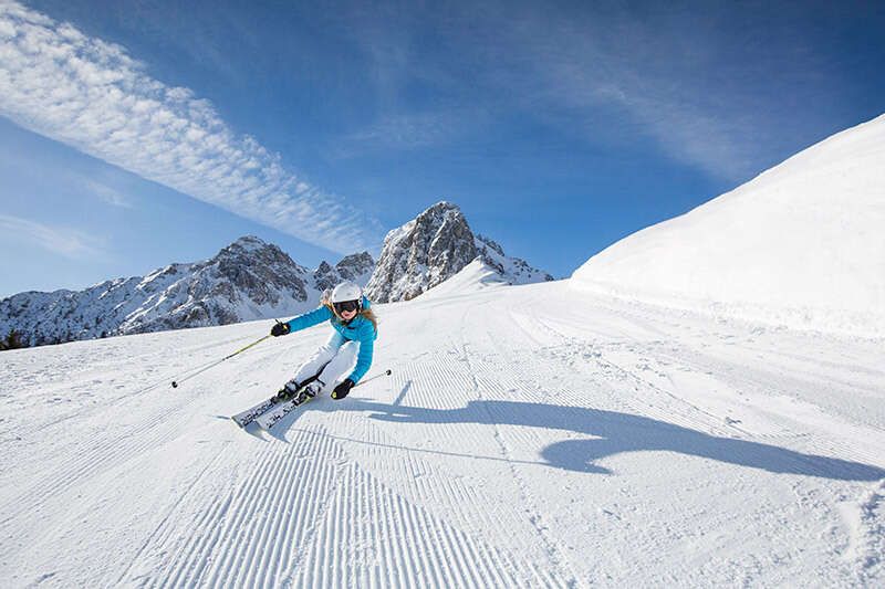 Skifahren auf der Muttereralm