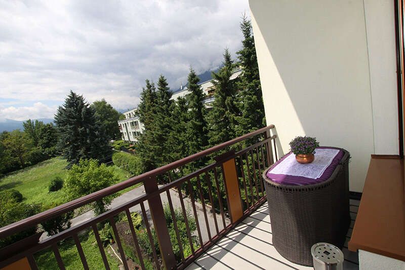 Balkon im Doppelzimmer in der Pension Prantner